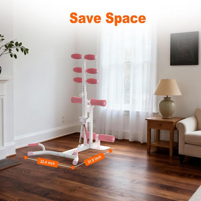 HOTWAVE Deep Squat Machine with Adjustable Resistance Bands for Glutes Leg Core & Ab Exercises Ideal for Home Gyms