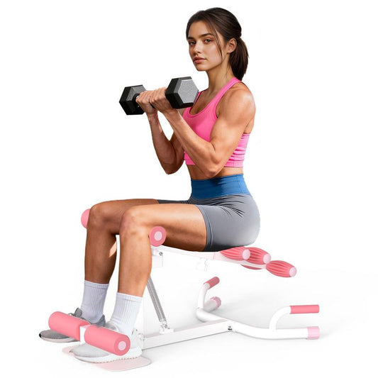 HOTWAVE Deep Squat Machine with Adjustable Resistance Bands for Glutes Leg Core & Ab Exercises Ideal for Home Gyms
