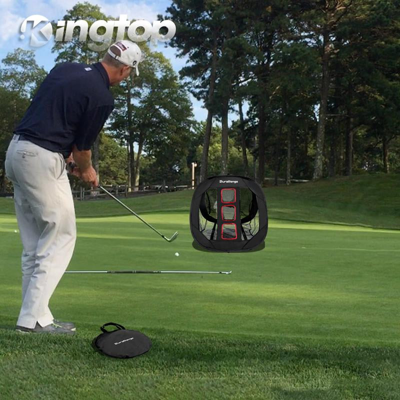 KNGTOP Pop-Up Golf Chipping Net, Chip Training Aid for Precision & Distance, Outdoor & Indoor Practice, Best Gift for Golf Lover,Home Golf