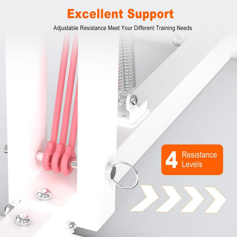 HOTWAVE Deep Squat Machine with Adjustable Resistance Bands for Glutes Leg Core & Ab Exercises Ideal for Home Gyms