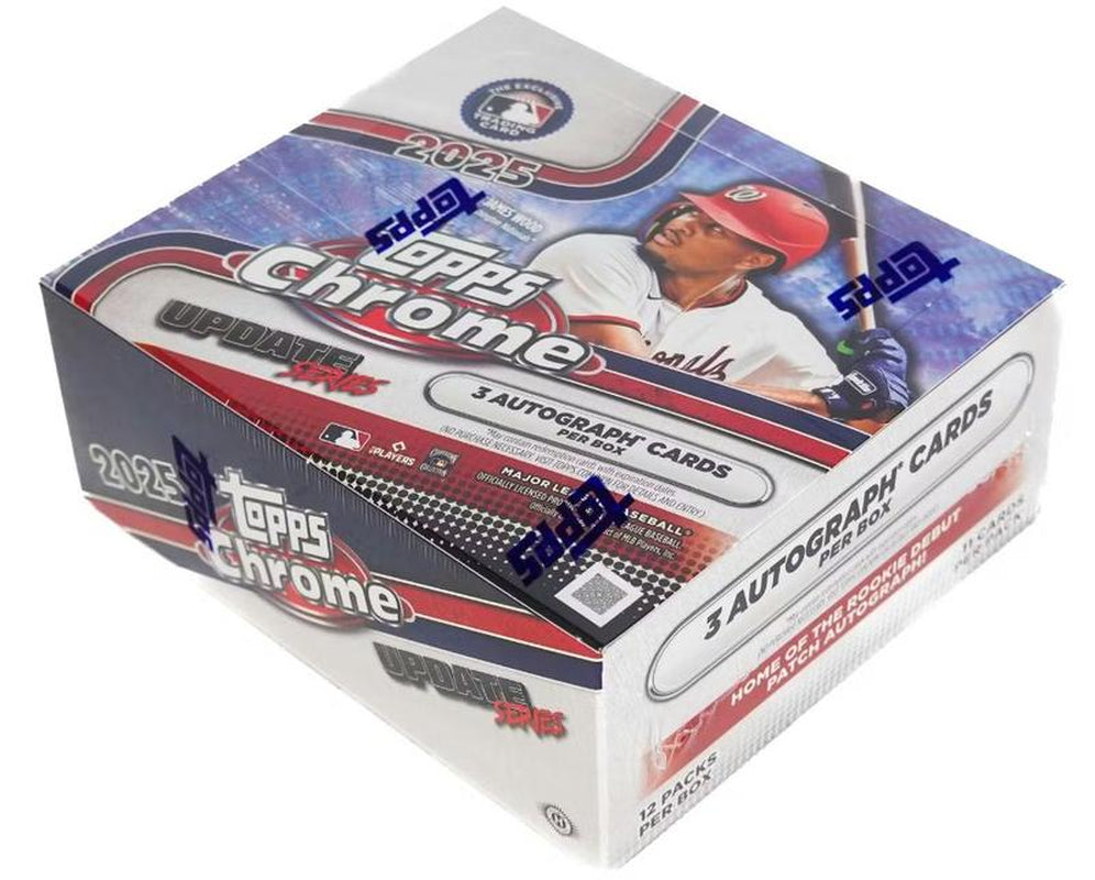 2025 Topps Chrome Update Series Baseball Hobby Jumbo Box